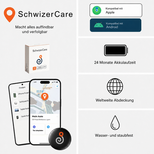 Belnoria GP90 | GPS-tracker zonder abonnement (Android/Apple)