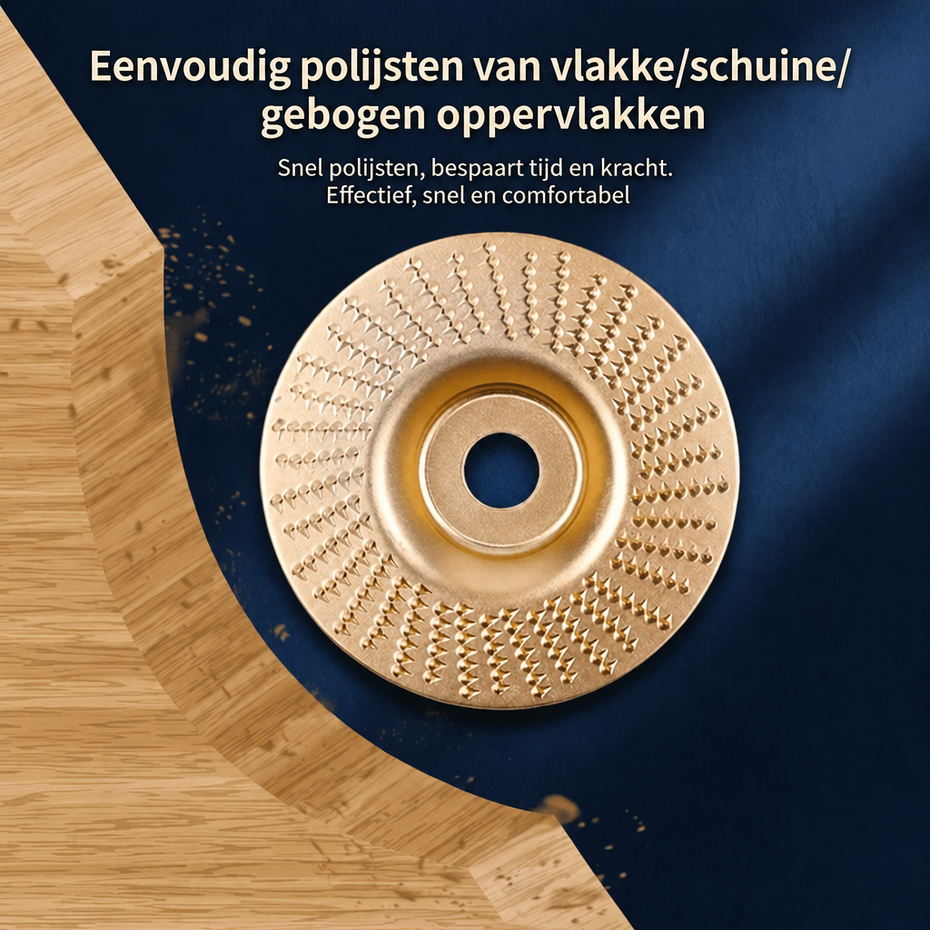 CarveEdge™ – 3-delige set slijpschijven voor haakse slijper