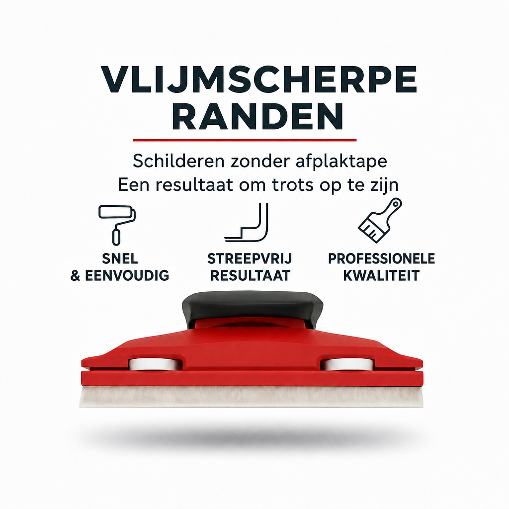 EdgeFlow Schilderhulp — scherpe randen zonder plakband