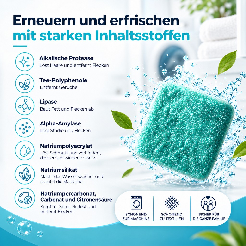 Renly Wasmachine-Reiniger – Pro 12 of Ultra 24 Tabletten