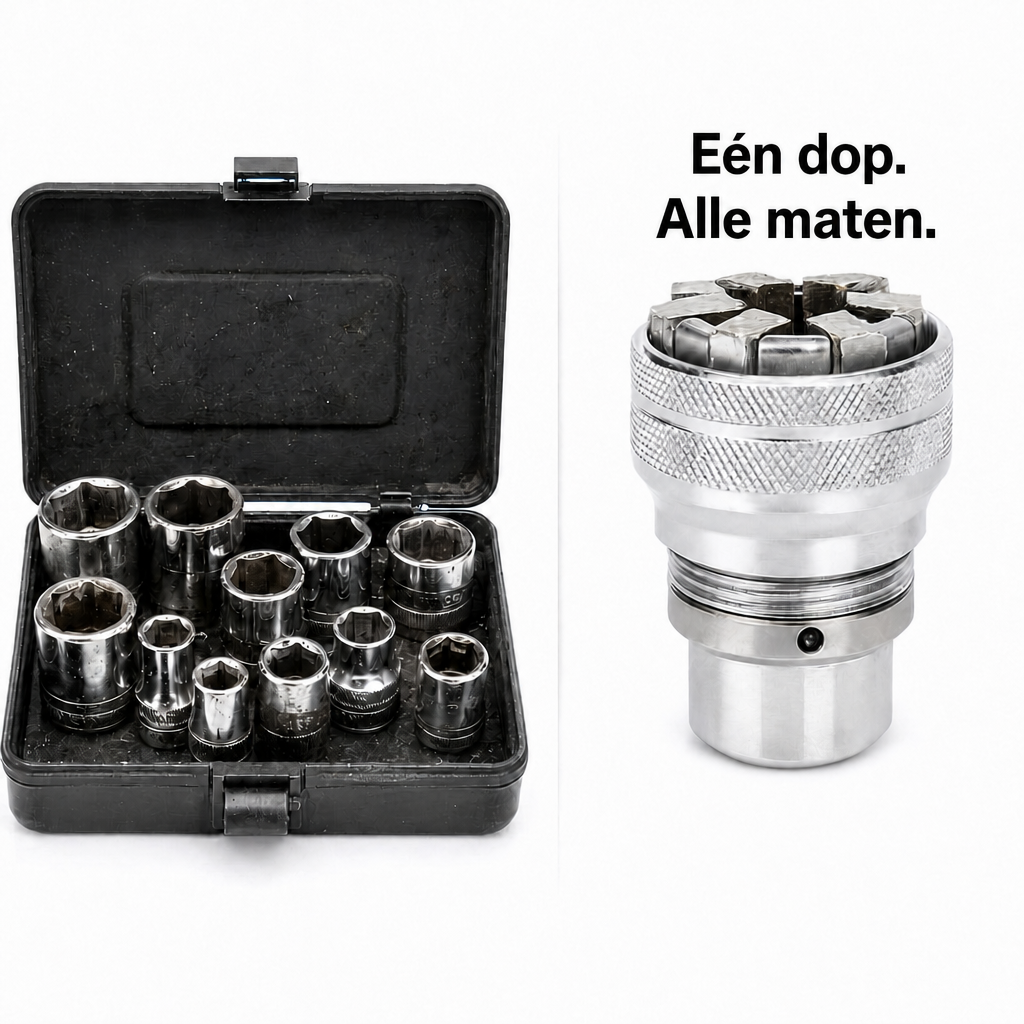 Universele dop 10–19 mm – zelfinstellend